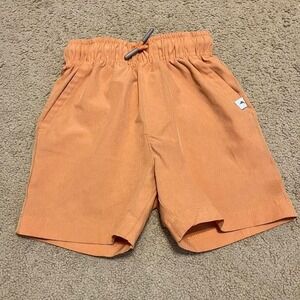 Tommy Bahama Active Boys Swim Board Shorts Swimming Trunks Coral Orange Sz XS(4)